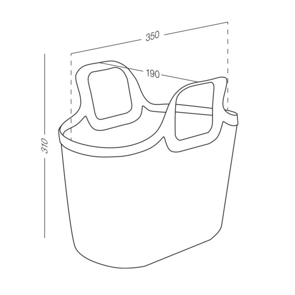 n5uthjikatf44jxj5hstoscelfumgxruynn1d5z5.jpg Кошик універсальний з ручками, 350×310×190 мм