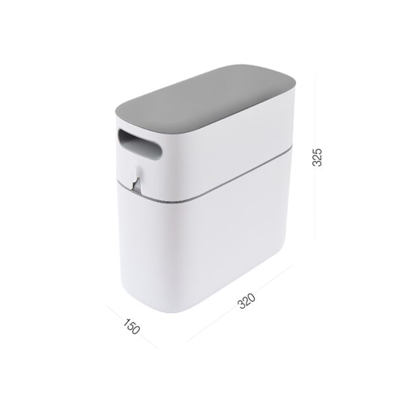 nmezu1kjxkus75ruperyz0r11xtab7k5hxuha1bg.jpg Відро для сміття з кришкою вузьке 12L