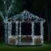 sb1000l100mbw1.jpg Новорічна гірлянда вулична 100 м 1000 LED із сонячною батареєю 8 режимів роботи чорний провід Біле світло SB1000L100MBW