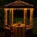 sb300l30mby1.jpg Новорічна гірлянда вулична 30 м 300 LED з сонячною батареєю чорний провід Жовтий SB300L30MBY