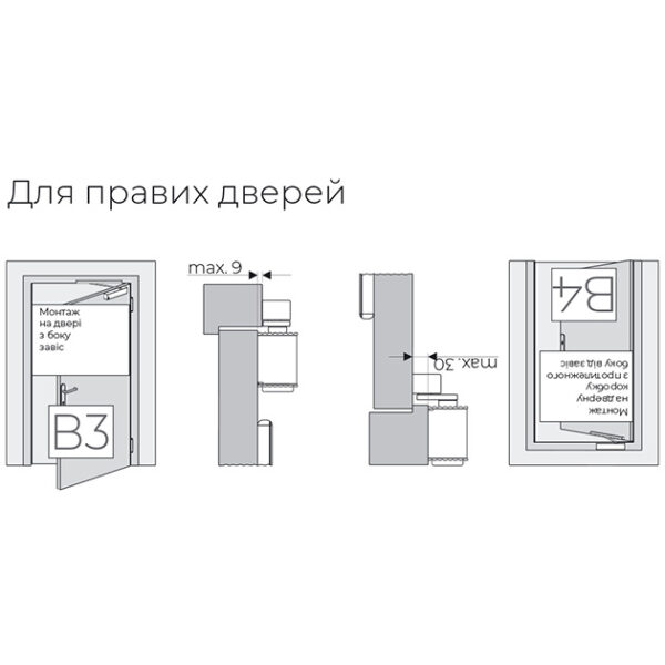 Доводчик без тяги