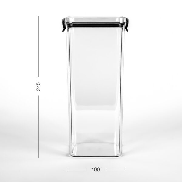 Ємність для зберігання ZERNO XL, 100×100×245 мм