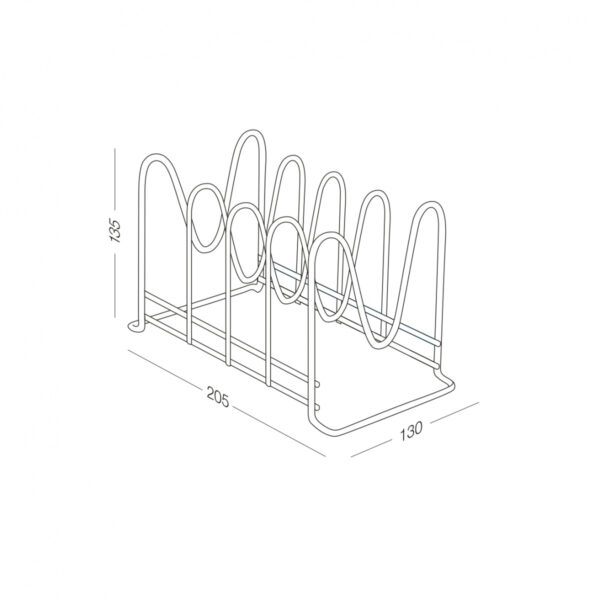 v7cizrrwk6lkizuqb84g9e4ipfahc4nmuc1ce7b0.jpg Сушарка для посуду класична, 205×130×135 мм