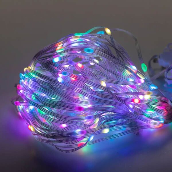 w006sh-228129.jpg Розумна гірлянда Smart штора 400 LED 3*3 м з керуванням зі смартфона, мультиколор W006SH