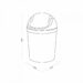 wxozno5mvlgqvbuzzmu8t6ghsxu6d2wpvrt4wesq.jpg Відро для сміття з кришкою 9L