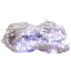 zwm2320ledw-1.jpg Гірлянда штора 3х2 м 144 LED світлодіодна мідний провід 16 ниток Білий ZWM2320LEDW
