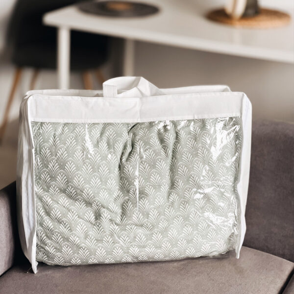 3998505710_sumka-organize-iz.jpg Сумка із ПВХ для ковдр і подушок S - 55x45x18 см ORGANIZE (білий)