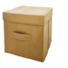 Короб для зберігання з кришкою 30x30x30 см ORGANIZE (бежевий)