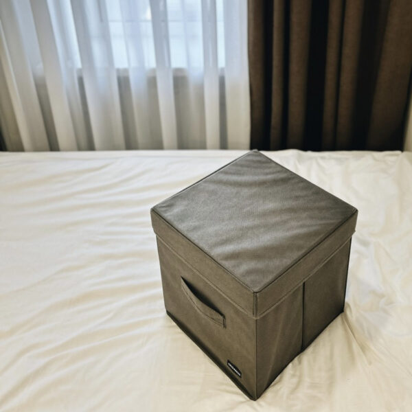 4709226587_yaschik-s-kryshkoj.jpg Ящик з кришкою 30x30x30 см ORGANIZE (сірий)