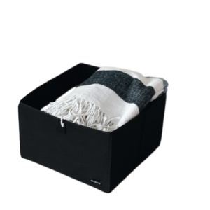 Коробка для зберігання одягу L - 30x30x20 см ORGANIZE (чорний)
