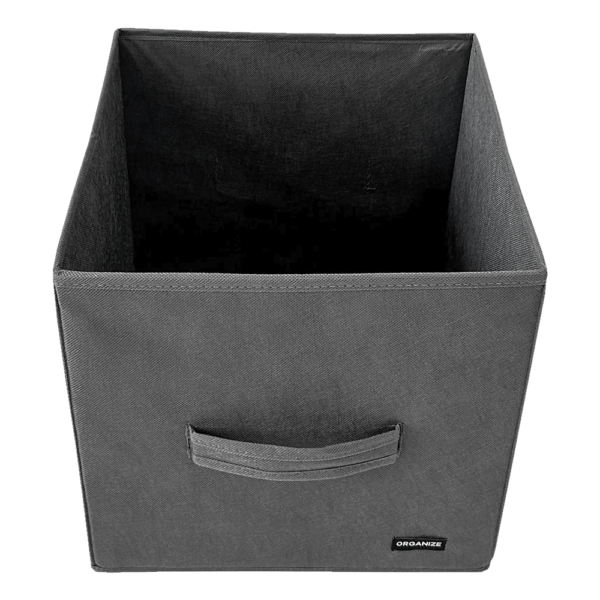Ящик текстильний 30x30x30 см ORGANIZE (сірий)