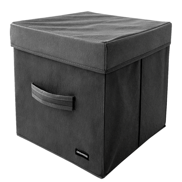 4911366245_yaschik-s-kryshkoj.png Ящик з кришкою 30x30x30 см ORGANIZE (сірий)