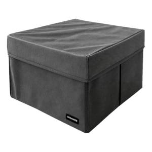 Коробка для зберігання речей L з кришкою - 30x30x20 см ORGANIZE (сірий)