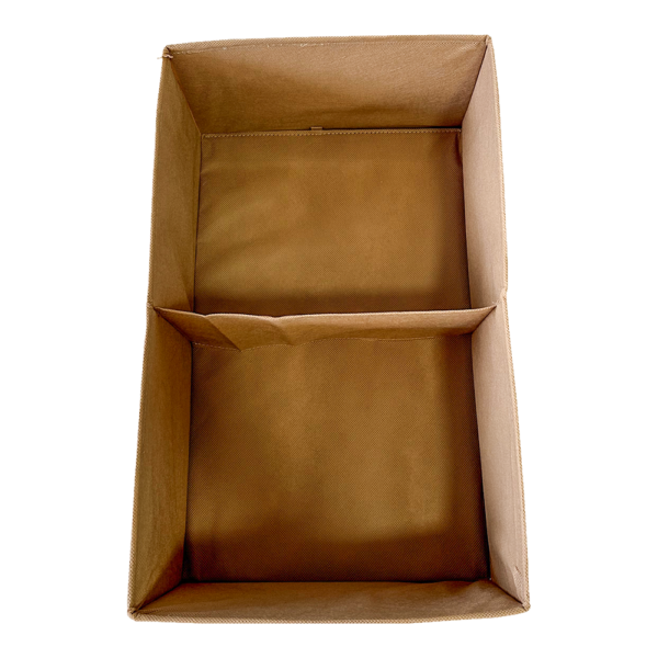 4956874169_yaschik-dlya-hraneniya.png Ящик для зберігання на два відділення ORGANIZE (бежевий)