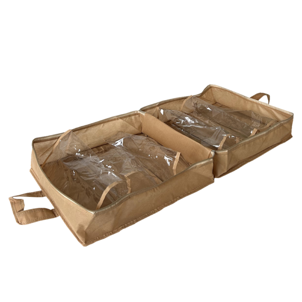 Сумка для дитячого взуття 40*35*18 см ORGANIZE (бежевий)