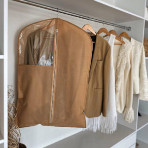 Чохол для одягу довжина 90 см ORGANIZE (бежевий)