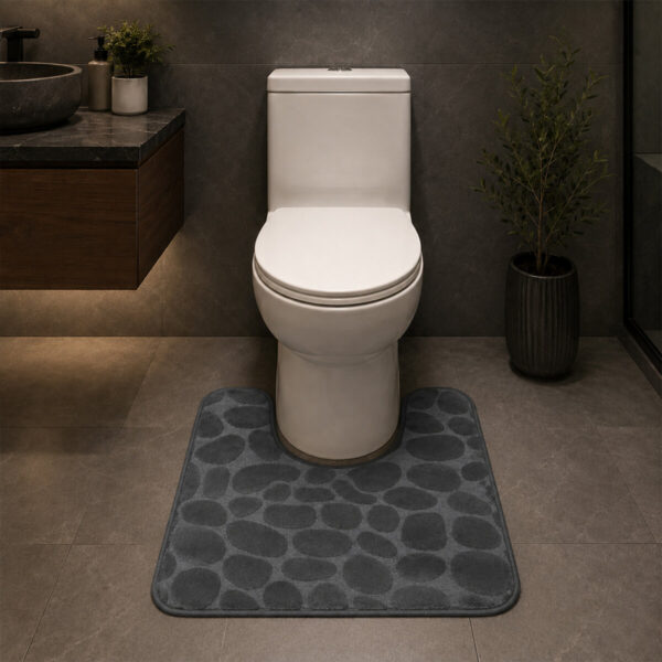 Trento Coral Velvet Ground Килимок U shape сірий
