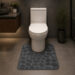 Trento Coral Velvet Ground Килимок U shape сірий