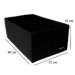 6317454121_yaschik-organize-dlya.png Ящик для зберігання на 8 комірок 40×25×16 см ORGANIZE (чорний)