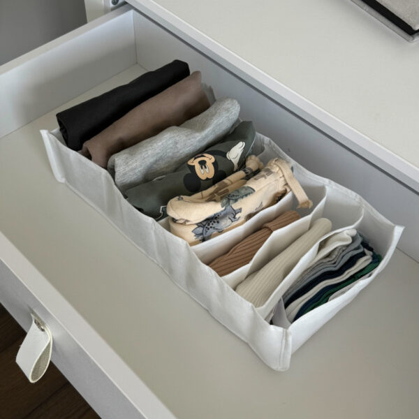 Гнучкий органайзер для бедья зі спанбонду M 20*39*9 см ORGANIZE (білий)