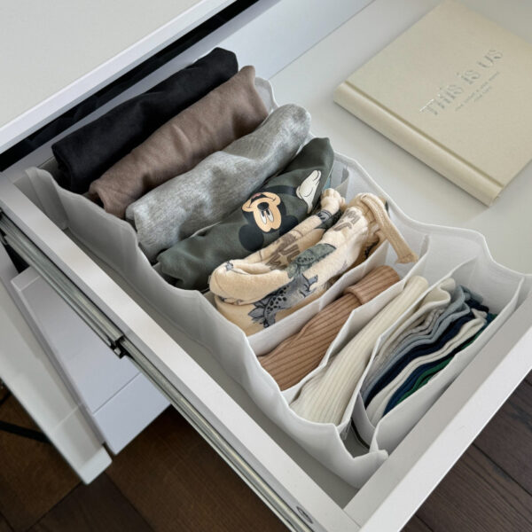 Гнучкий органайзер для бедья зі спанбонду M 20*39*9 см ORGANIZE (білий)