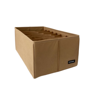 Ящик для зберігання на 8 комірок 40×25×16 см ORGANIZE (бежевий)
