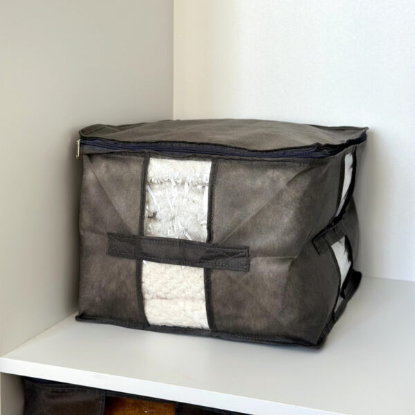 Містка сумка для зберігання речей XM - 35x35x25 см ORGANIZE (сірий)