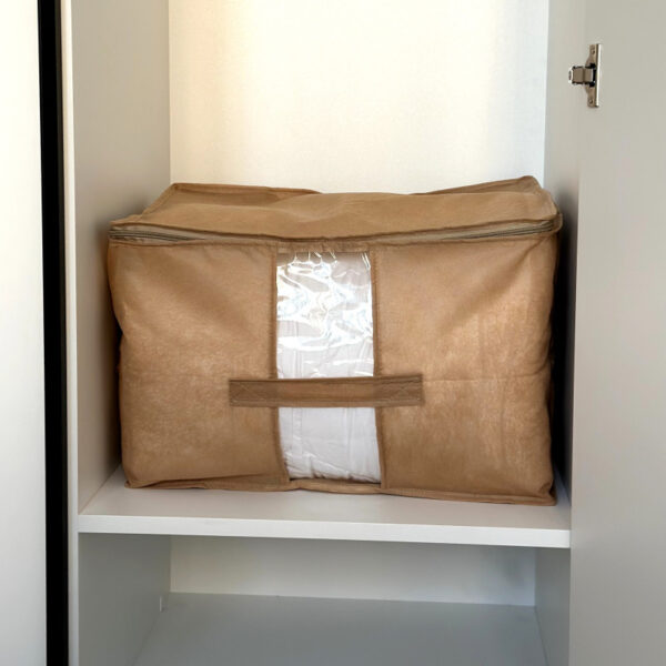 Велика сумка для зберігання речей XL - 46x32x29 см ORGANIZE (бежевий)