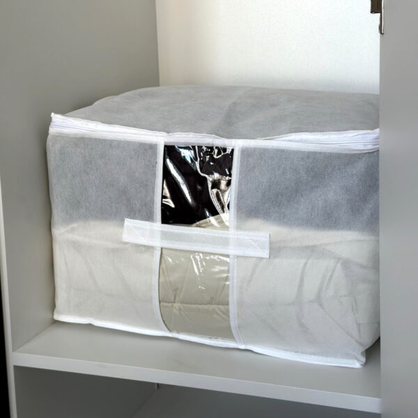 Велика сумка для зберігання речей XL - 46x32x29 см ORGANIZE (білий)
