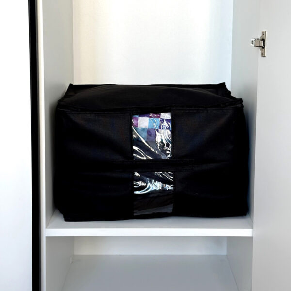 Велика сумка для зберігання речей XL - 46x32x29 см ORGANIZE (чорний)