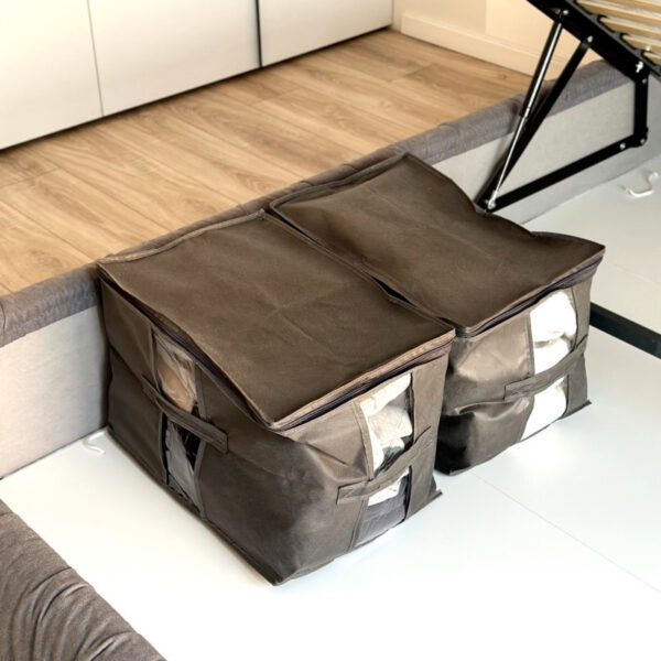 Велика сумка для зберігання речей XL - 46x32x29 см ORGANIZE (сірий)