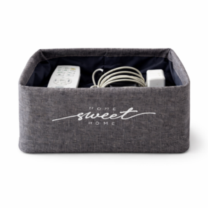 Кошик з тканини оксфорд для зберігання речей "SWEET HOME" розміру XS - 25*18*13 см ORGANIZE (сірий)