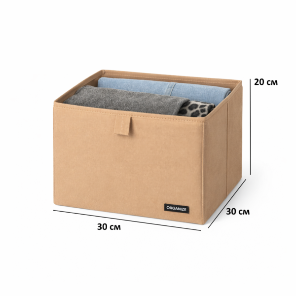 7063848177_yaschik-organajzer-organize-dlya.png Ящик-органайзер для зберігання речей L ORGANIZE (бежевий)