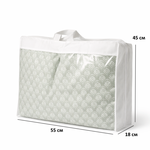 7067061269_sumka-organize-iz.png Сумка із ПВХ для ковдр і подушок S - 55x45x18 см ORGANIZE (білий)