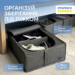 7418508409_organajzer-dlya-hraneniya.png Органайзер для зберігання речей з кришкою 50*41*18 см ORGANIZE (сірий)