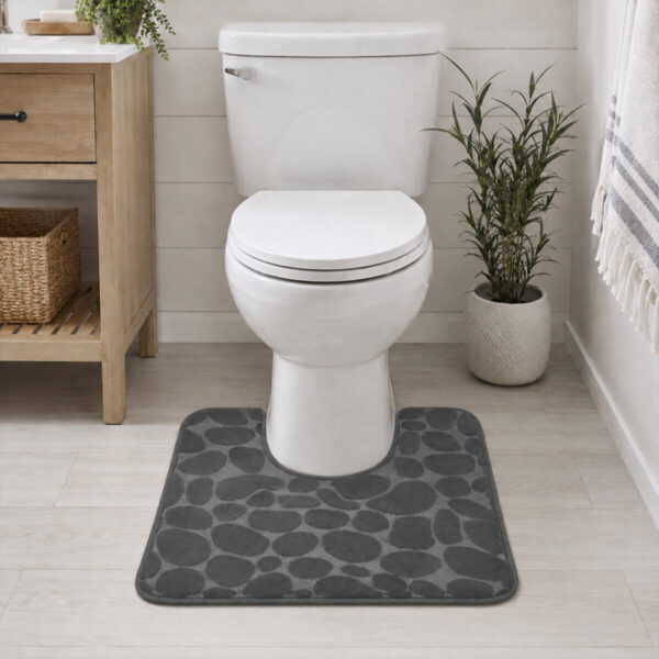 Trento Coral Velvet Ground Килимок U shape сірий