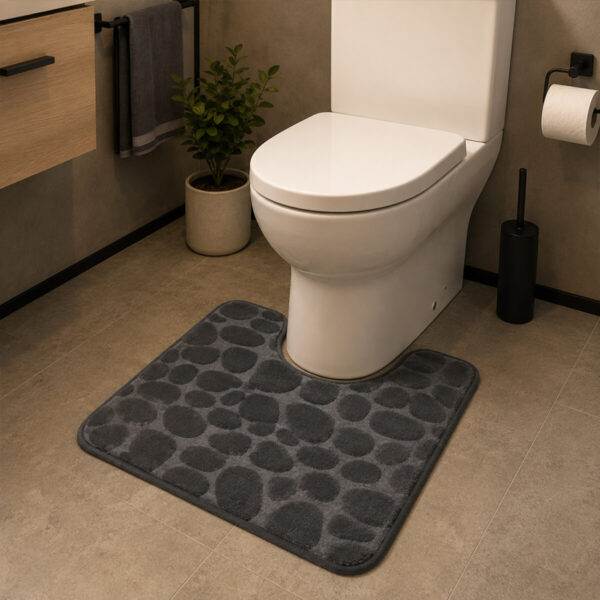 Trento Coral Velvet Ground Килимок U shape сірий