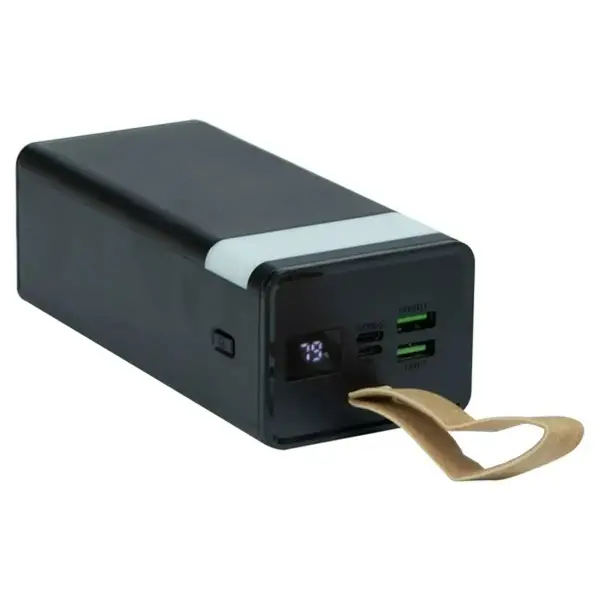 Повербанк LEVINO 50000 mAh з ліхтариком USB-C/USB-A/MicroUSB